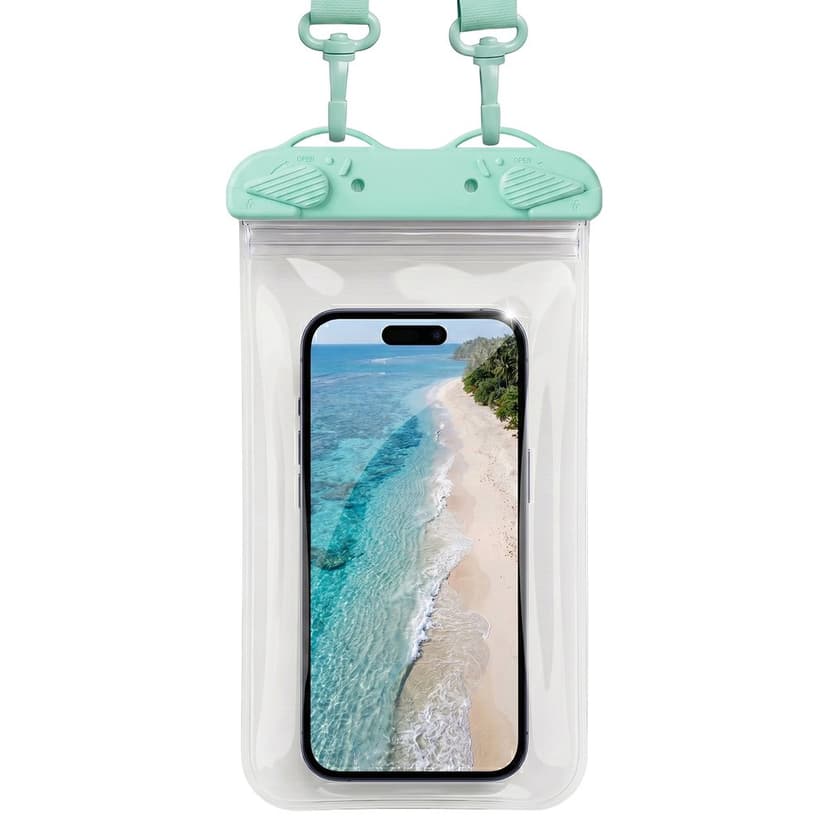 Универсален водоустойчив калъф Waterproof калъф Rainbow 7.5'' - тюркоазен