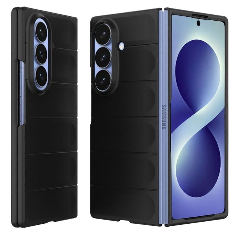 Луксозен твърд гръб / кейс за Samsung Z Fold 8 Ultra Magic case - Черен