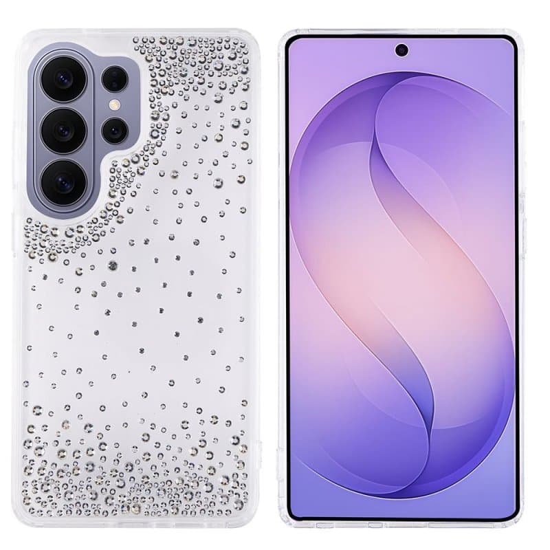 Луксозен твърд гръб за Samsung S26 Ultra Diamond case - Сребрист
