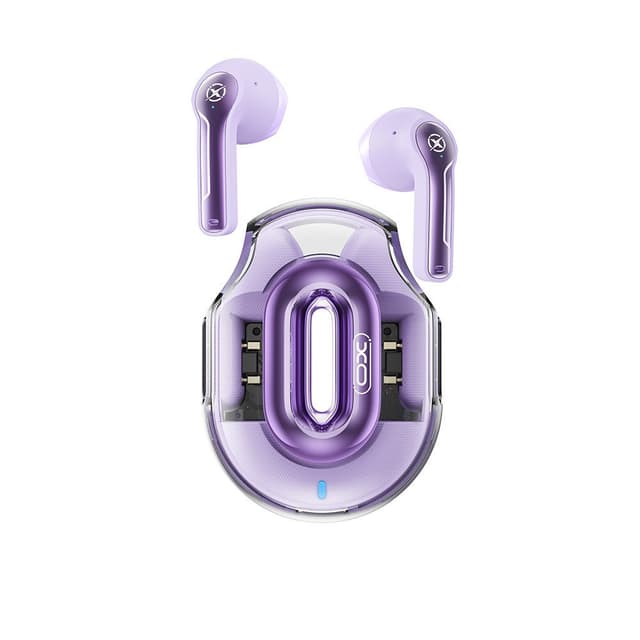 Безжични Bluetooth слушалки XO X43 TWS - светлолилави
