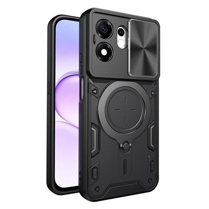 Удароустойчив твърд гръб / Кейс Magshield Pro Case за Honor 600 Smart - Черен