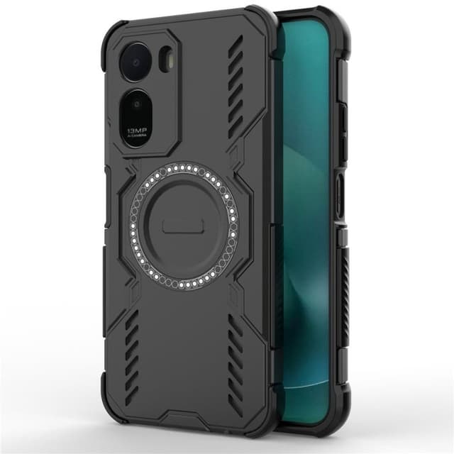 Удароустойчив твърд гръб / Кейс / Armormag Case за Xiaomi Redmi A7 Pro - Черен