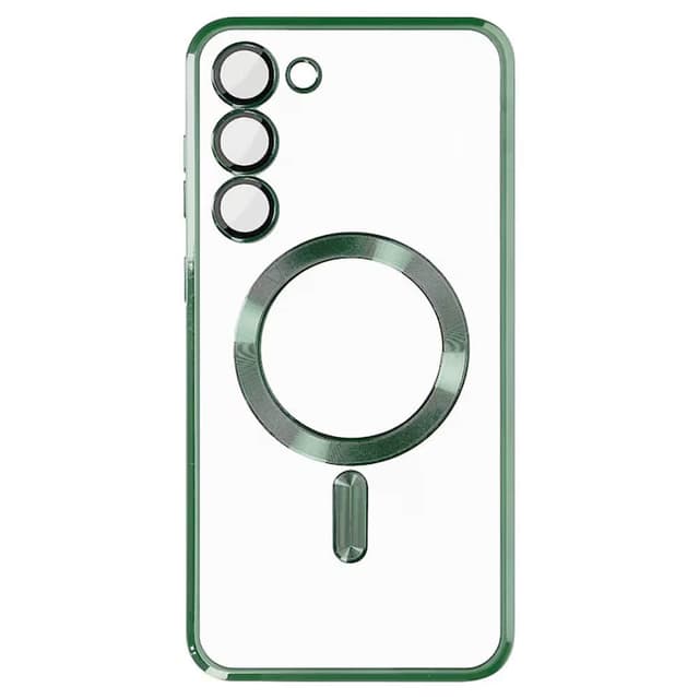 Силиконов калъф / гръб / Chrome Magsafe с безжично зареждане MagSafe за Samsung A27 - Зелен