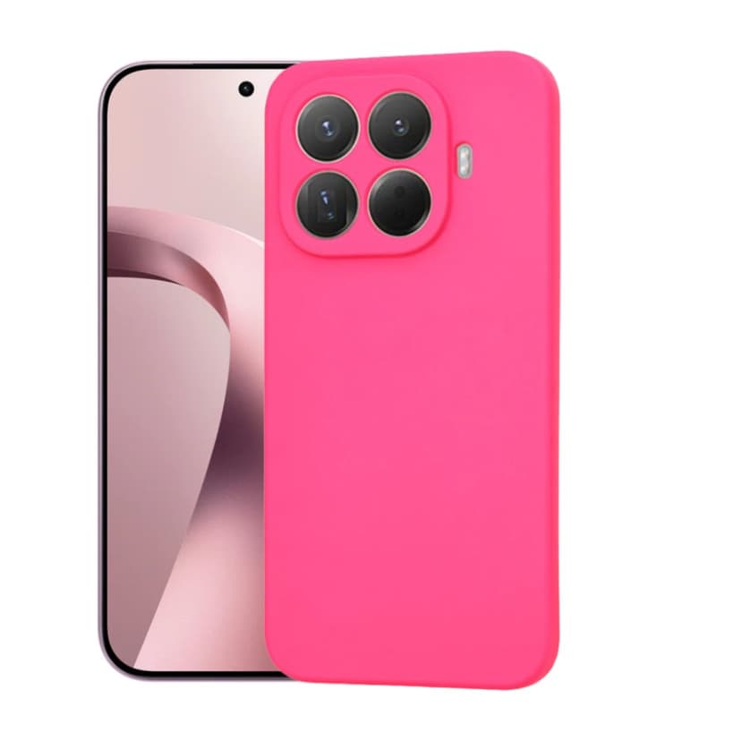 Силиконов калъф / гръб / Nano TPU за Xiaomi 17T - Розов със защита за камерата