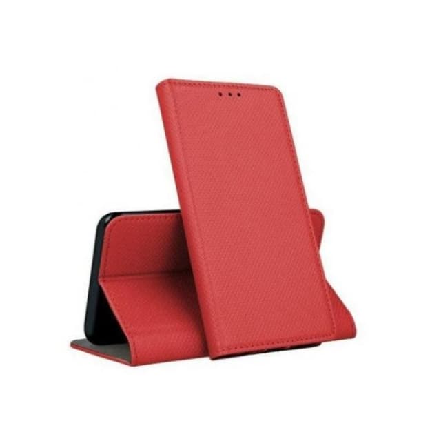 Кожен калъф Flip тефтер Magnet Book за Xiaomi Redmi 17 - Червен