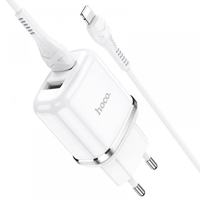 Универсално зарядно HOCO N4 комплект за зареждане с кабел USB към LIGHTNING 1M.