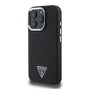 Оригинален кейс GUESS HC MAGSAFE GRAINED PU TRIANGLE LOGO iPhone 16 Pro - черен — снимка 3