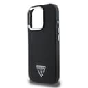 Оригинален кейс GUESS HC MAGSAFE GRAINED PU TRIANGLE LOGO iPhone 16 Pro - черен — снимка 6