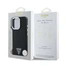 Оригинален кейс GUESS HC MAGSAFE GRAINED PU TRIANGLE LOGO iPhone 16 Pro - черен — снимка 8