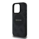 Оригинален кейс GUESS HC MAGSAFE PU 4G CIRCLE W/ CLASSIC LOGO iPhone 16 Pro - черен — снимка 6