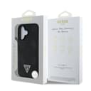 Оригинален кейс GUESS HC MAGSAFE GRAINED PU HOT STAMP TRIANGLE iPhone 16 - Черен — снимка 8
