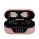 Безжични Bluetooth слушалки TWS GUESS DIGITAL BT5 TRIANGLE LOGO - Розови — снимка 2