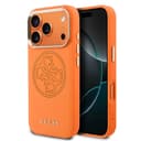 Оригинален кейс GUESS HC MAGSAFE PU W/ PERFORATED 4G iPhone 17 Pro - Оранжев — снимка 1