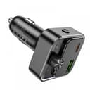FM Трансмитер за кола HOCO E81 30W с Bluetooth (1 USB + 1USB-C, microSD) — снимка 6