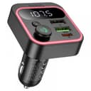 FM Трансмитер за кола HOCO E85 Tiger с Bluetooth MP3 38W (2 USB изхода + 1 USB-C, microSD) — снимка 3