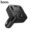 FM Трансмитер за кола HOCO E87 с Bluetooth MP3 35W (2 USB изхода + 1 USB-C, microSD) — снимка 1