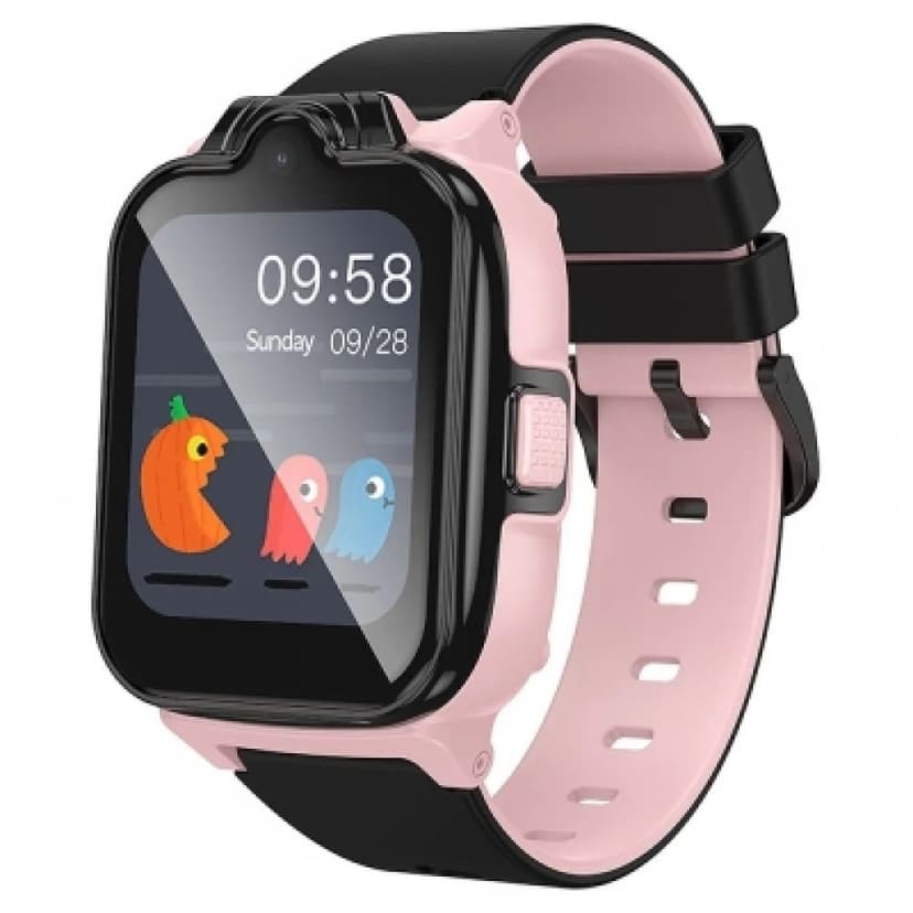 Детски смарт часовник HOCO Y104 4G с GPS, видео разговори, SOS и SIM карта - Розов