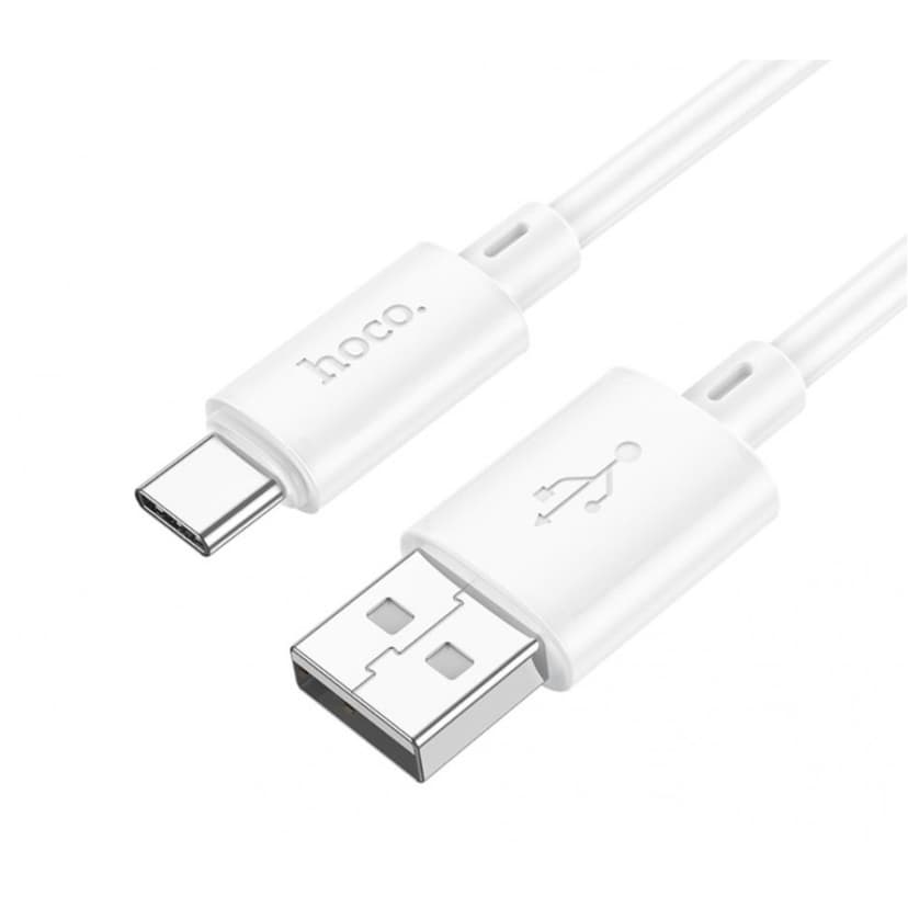 Кабел HOCO X88 USB към TYPE-C, 3A, 2M - Бял