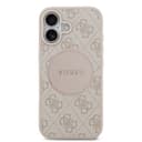 Оригинален кейс GUESS HC MAGSAFE PU 4G CIRCLE W/ CLASSIC LOGO iPhone 17 - Розов — снимка 3