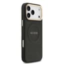 Оригинален кейс GUESS HC MAGSAFE PU W/ PEONY HOT STAMP iPhone 17 Pro Max - Черен — снимка 4