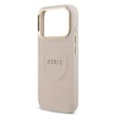 Оригинален кейс GUESS HC MAGSAFE PU W/ PEONY HOT STAMP iPhone 17 Pro - Розов — снимка 4
