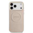 Оригинален кейс GUESS HC MAGSAFE PU W/ PEONY HOT STAMP iPhone 17 Pro Max - Розов — снимка 3