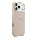 Оригинален кейс GUESS HC MAGSAFE PU W/ PEONY HOT STAMP iPhone 17 Pro Max - Розов — снимка 4