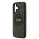 Оригинален кейс GUESS HC MAGSAFE PU 4G CIRCLE W/ CLASSIC LOGO iPhone 17 - Черен — снимка 4