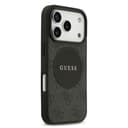 Оригинален кейс GUESS HC MAGSAFE PU 4G CIRCLE W/ CLASSIC LOGO iPhone 17 Pro - Черен — снимка 3