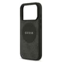 Оригинален кейс GUESS HC MAGSAFE PU 4G CIRCLE W/ CLASSIC LOGO iPhone 17 Pro - Черен — снимка 4