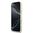 Оригинален кейс GUESS HC MAGSAFE PU W/ PEONY HOT STAMP iPhone 17 Pro Max - Бежов — снимка 5