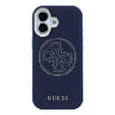 Оригинален кейс GUESS HC MAGSAFE PU W/ PERFORATED 4G iPhone 17 - Тъмносин — снимка 3