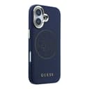 Оригинален кейс GUESS HC MAGSAFE PU W/ PERFORATED 4G iPhone 17 - Тъмносин — снимка 4
