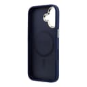 Оригинален кейс GUESS HC MAGSAFE PU W/ PERFORATED 4G iPhone 17 - Тъмносин — снимка 7