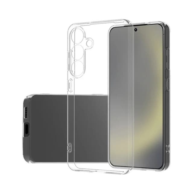 Силиконов калъф / гръб / TPU кейс за Samsung S26 FE - прозрачен гръб със защита за камерата