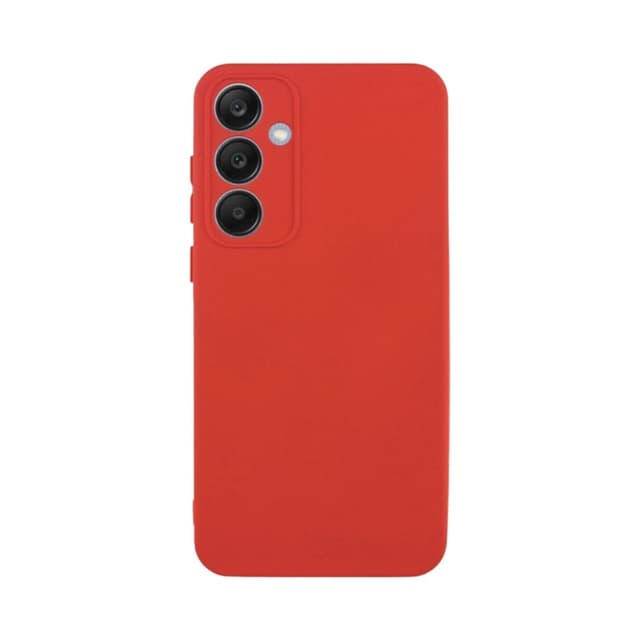 Силиконов калъф / кейс/ за Samsung S26 FE - Червен гръб със защита за камерата