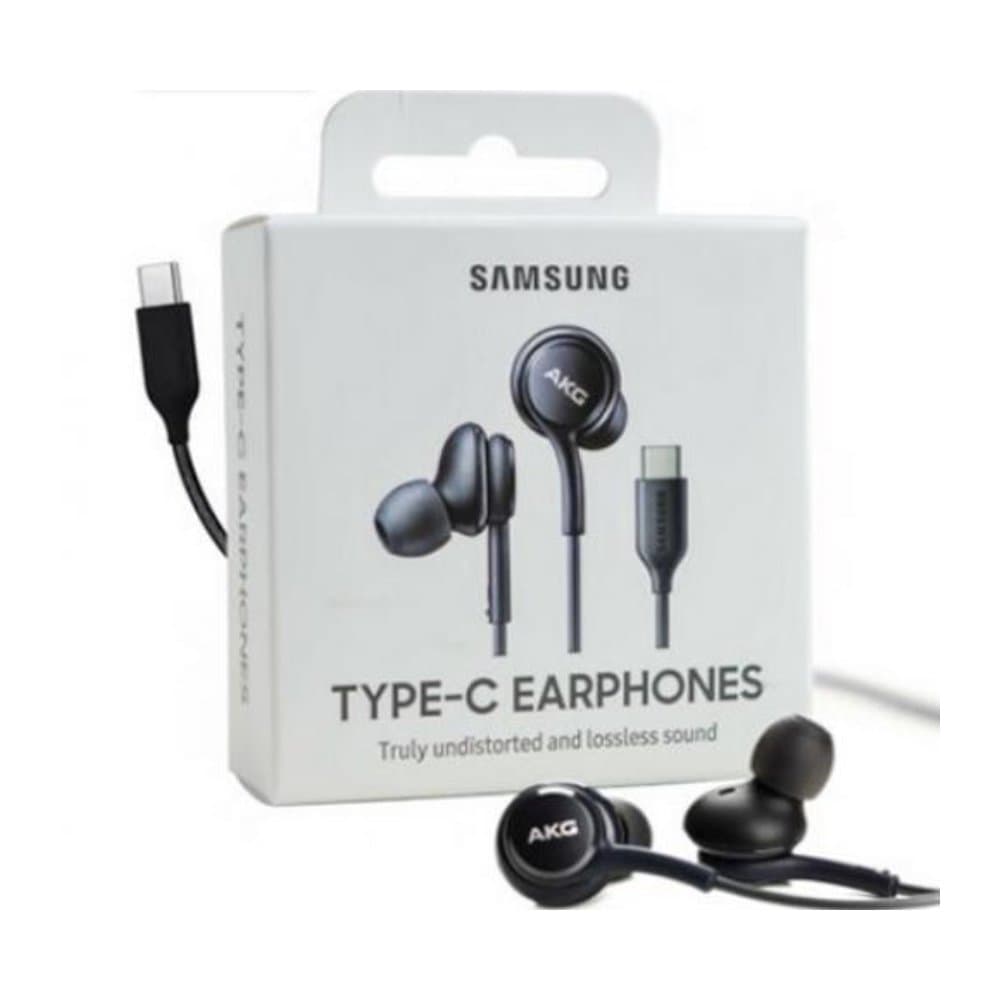 Оригинални стерео слушалки AKG / handsfree / за Samsung S26 FE Type-C - черни