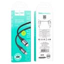 Кабел за бързо зареждане и данни HOCO X102 “Fresh” 60W Type-C към Type-C (1 метър) – Черен — снимка 2