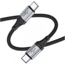 Кабел за бързо зареждане и данни HOCO X102 “Fresh” 60W Type-C към Type-C (1 метър) – Черен — снимка 6