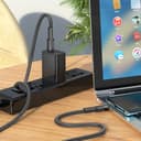 Кабел за бързо зареждане HOCO U110 60W Type-C към Type-C (1.2M) – Черен — снимка 4