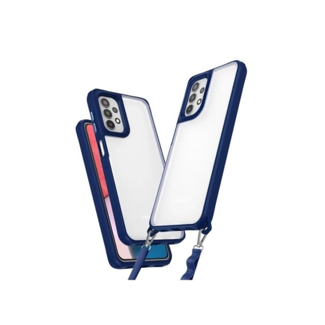 Силиконов калъф / гръб / TPU кейс / Protective Armor case за Samsung A18 - Син